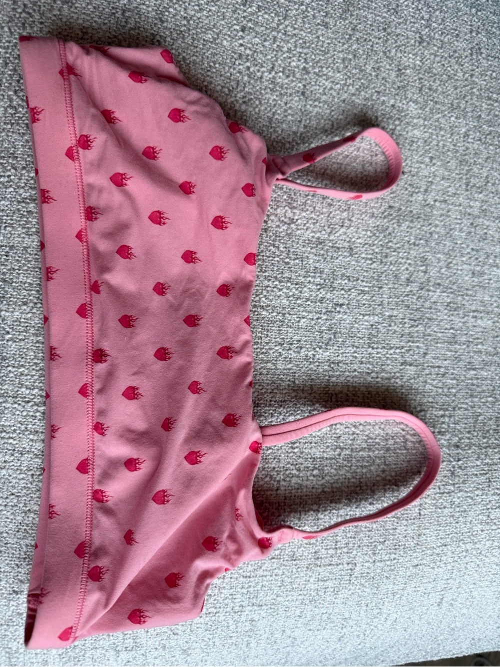 Skims Bralette with Flaming Hearts
